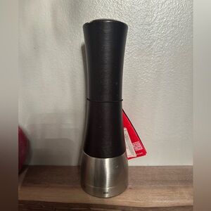 Peugeot Madras Dark brown wood and Stainless Pepper Mill